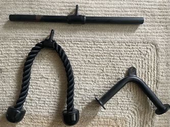 Cable machine attachments