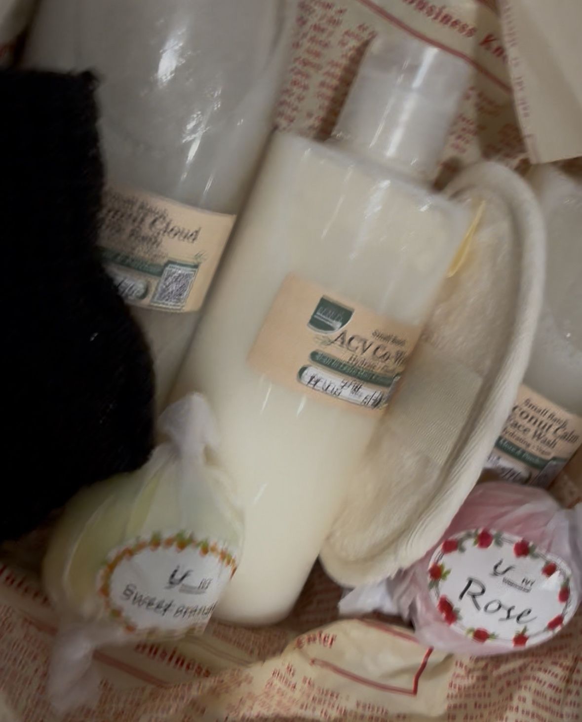 Large Self-Care Spa Basket – Coconut & Eucalyptus Edition