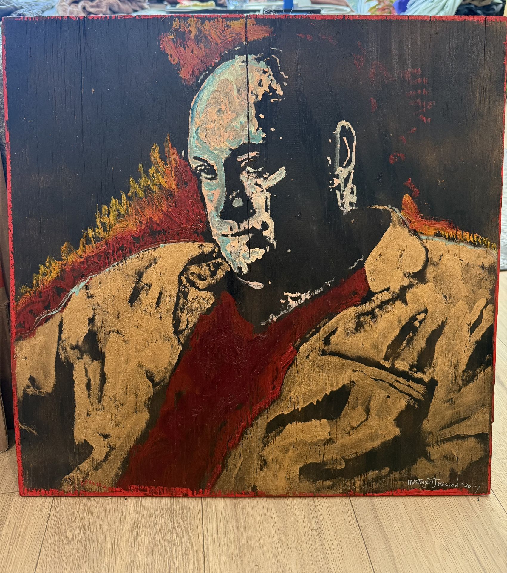Tony Soprano 24x24 Painting on Wood