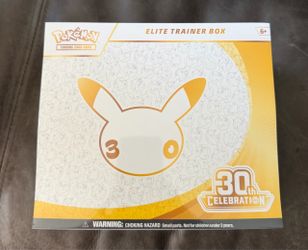 Pokemon 30th Celebration Elite Trainer Box (3 boxes available)