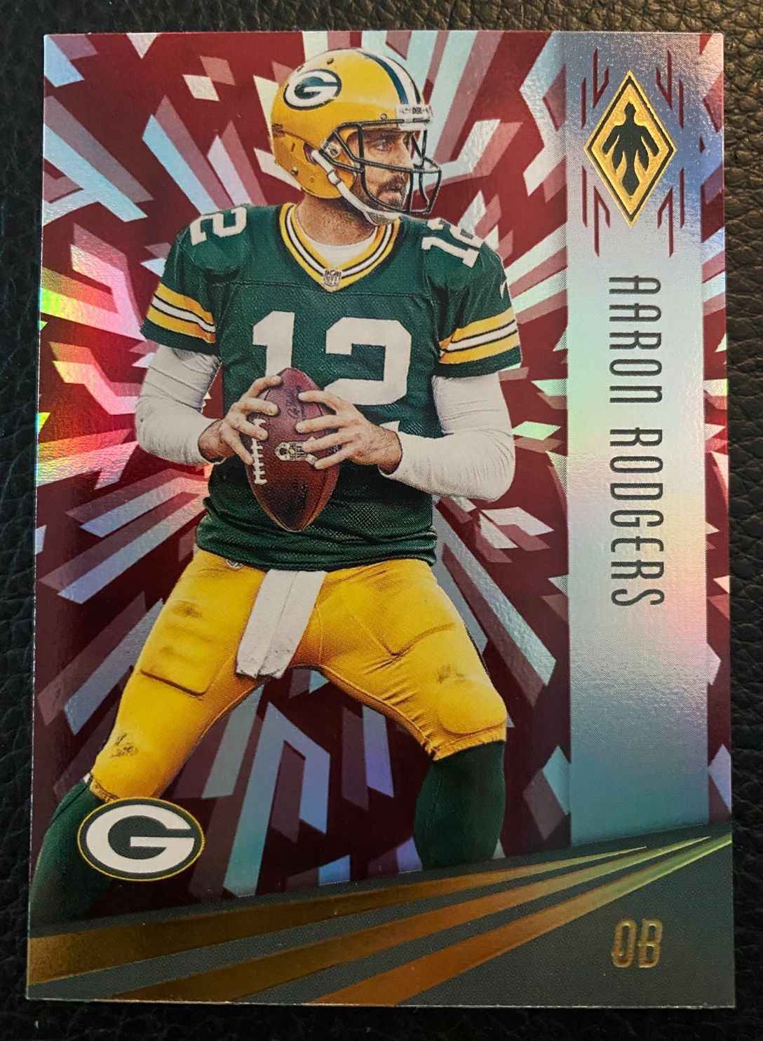 Aaron Rodgers 2016 Panini Phoenix Football #39 FOIL INSERT!