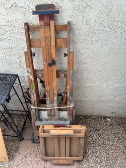Wooden Artist Easel with Paint Stains