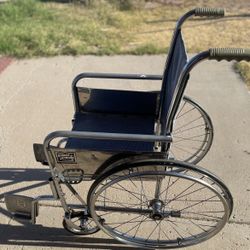 HEAVY DUTY CHROME  WHEEL CHAIR