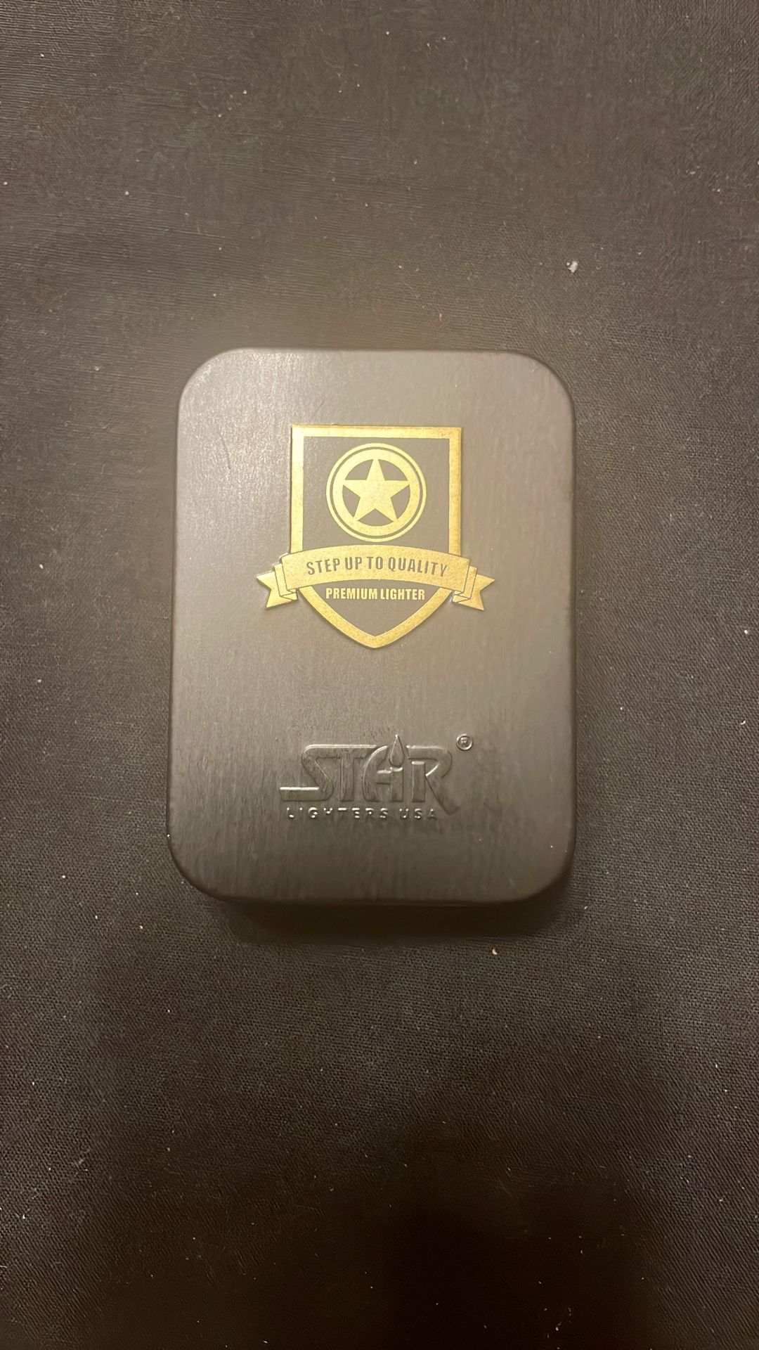 STAR Lighters USA  Stone BLACK 