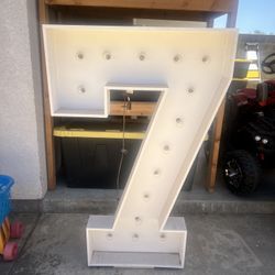 Marquee Number 4’ Feet Tall With Lights For Sale 
