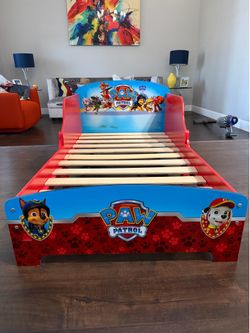 Paw Patrol toddler bed frame in excellent condition