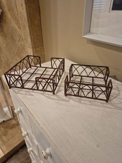 Farmhouse/Rustic Napkin Holders (2 for 1)