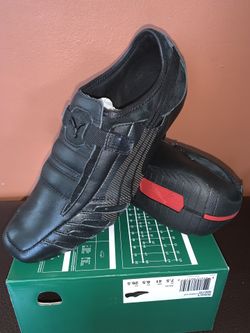 Puma vedano V Leather slip on shoes