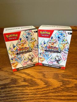 Pokemon Prismatic Evolutions Booster Bundles x2 - Sealed/New