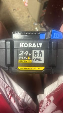 Kobalt 24V Max 8.0Ah Lithium-Ion Battery