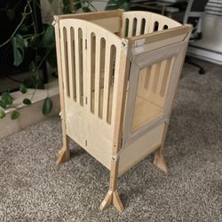 Guidecraft Kitchen Helper Toddler Tower Step Stool