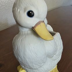 Vintage Porcelain Napco Sweet Baby Duck Planter
