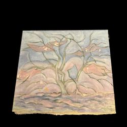 Antique  Impressionist Landscape Early California  Modernist  Painting Signed 