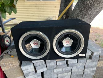 Sony Xplod Dual 12-inch 1000W Loaded Subwoofer Enclosure