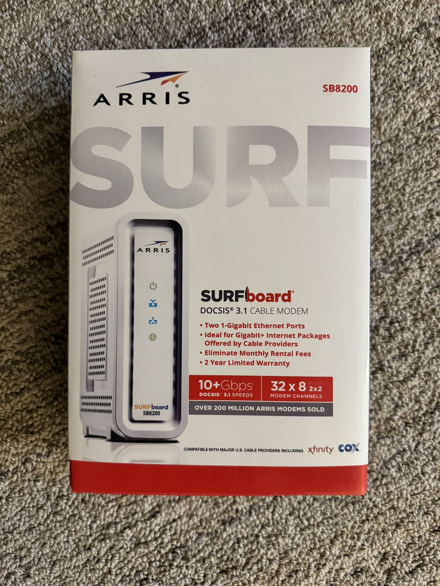 Arris Surfboard SB8200 Modem- COX