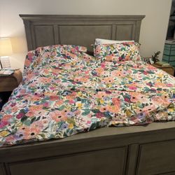 Ashley Furniture Lettner King Size Bed, Dresser And Nightstand 