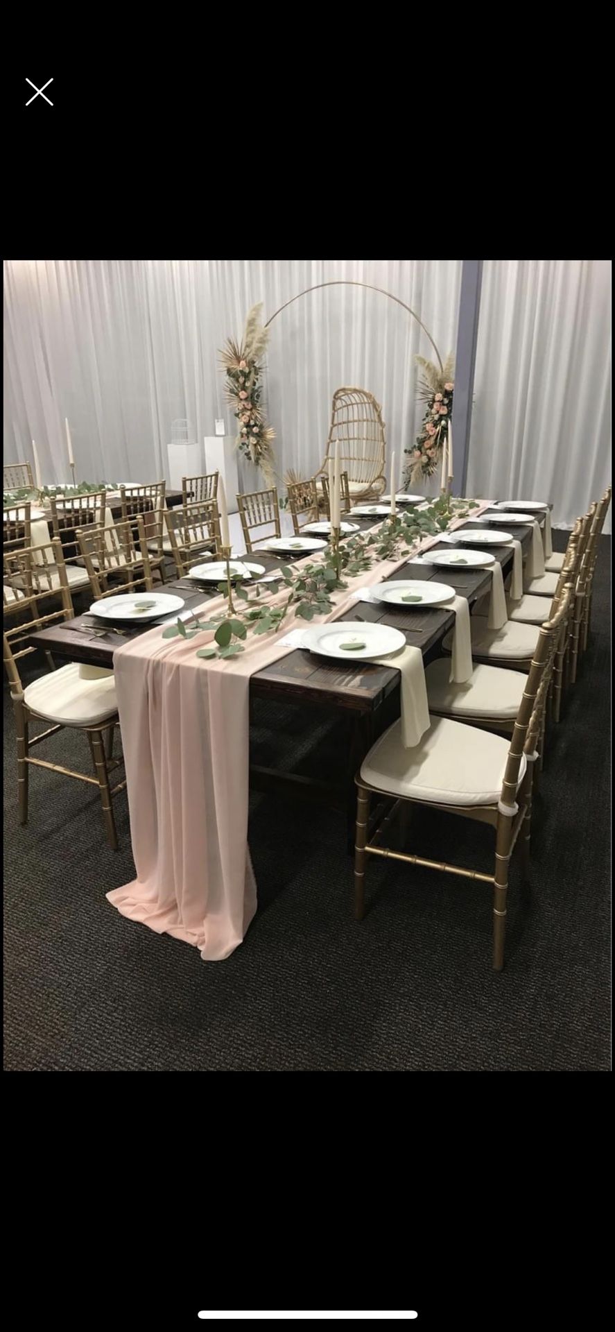 Farm tables for your event