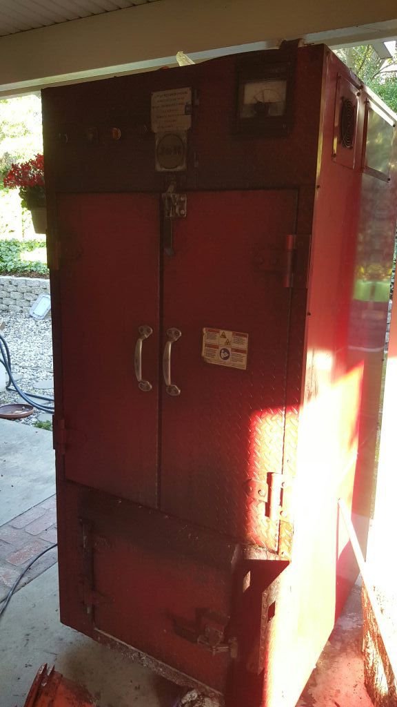 Red / Green Hot Barbecue Smoker – Offset Firebox