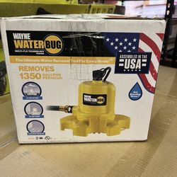 Wayne 1/6 HP WaterBUG Submersible Utility Pump with Multi-Flo Technology