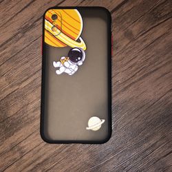 iPhone X Case - Cartoon Astronaut 👨‍🚀 🍕 