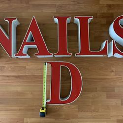 Business Channel Letters 16”h x 5”D (Mix Em Up!) 