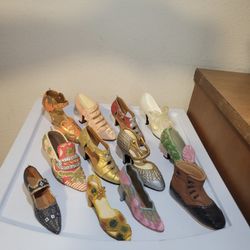 Mini Decorative Shoe Figurines Collection