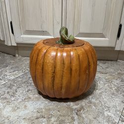 VINTAGE 1979 LIFE-LIKE CERAMIC PUMPKIN