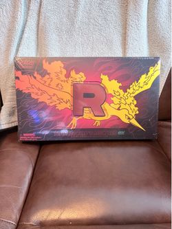Pokemon TCG Team Rocket’s Moltres ex Ultra Premium Collection UPC Factory Sealed