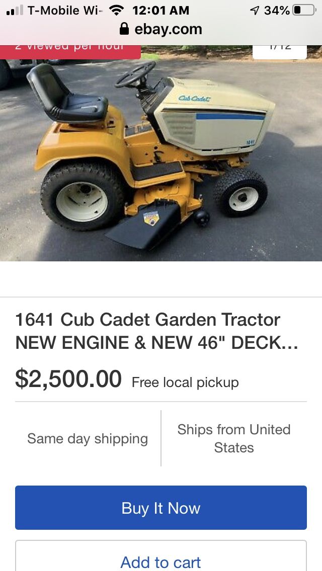 Cub cadet