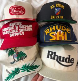 Rhude snap back hats