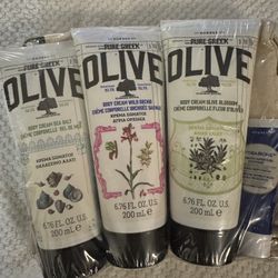 New Pure Greek Olive Body Cream Gift Set 