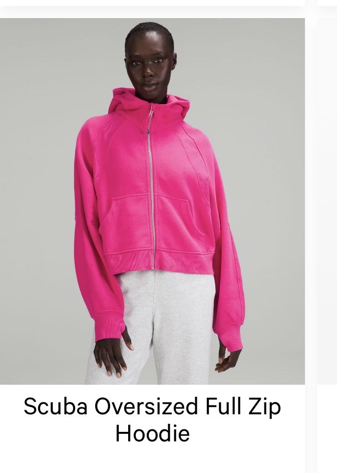 Scuba Oversized Lululemon Full Zip Jacket Lululemon Scuba Full-Zip