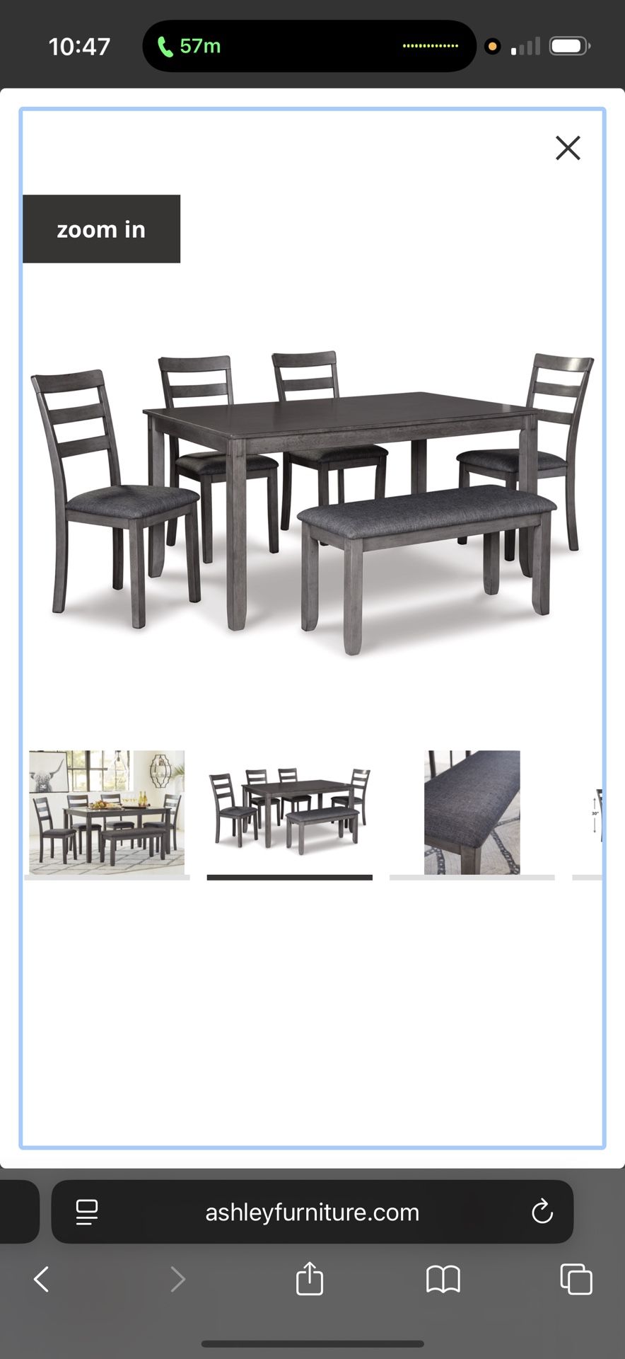 Ashley Furniture Bridson Dining Table