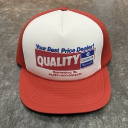 Vintage Chrysler Plymouth Trucker Hat Snapback Spartanburg SC RWB Made USA 80s