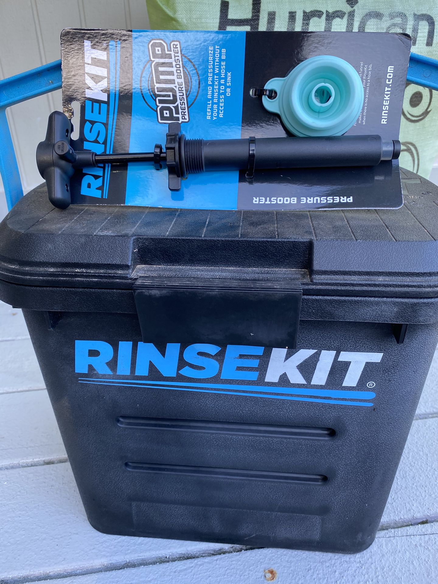 RinseKit with pump never used!