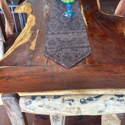 OFFER !! Large Mezquite Table With Four Chairs “