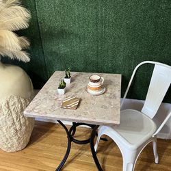 Marble Breakfast Or Decor Table 