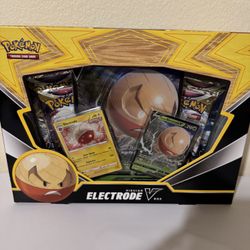 Pokémon TCG Hisuian Electrode V Box - 4 Packs - Factory Sealed