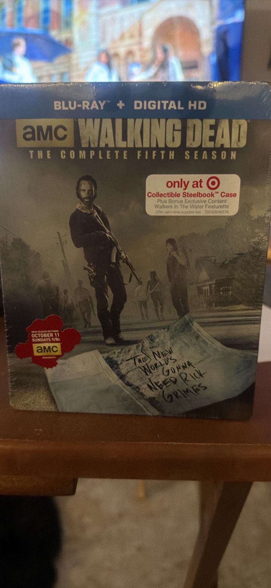 Walking Dead Blu-Ray, Complete Fifth Season Steel Book