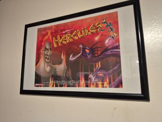 Disney 90s Vintage Hercules UK Poster
