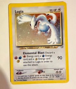 Lugia pokemon card collection