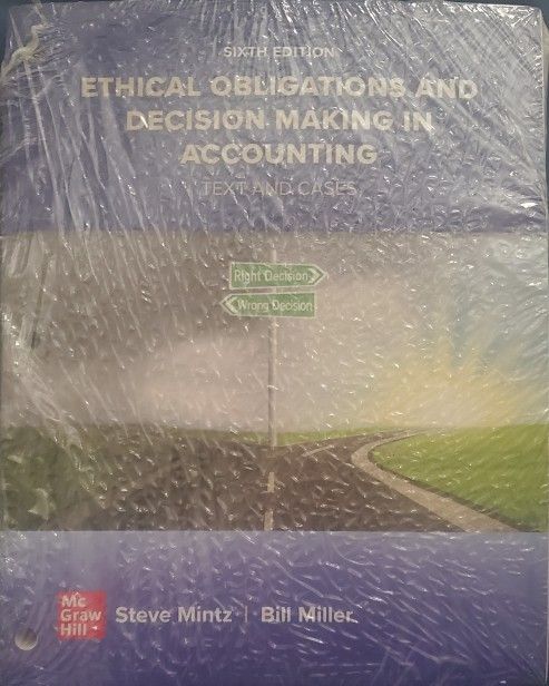 Ethical Obligations and Decision Making In Accounting (Includes Connect Activation Code)