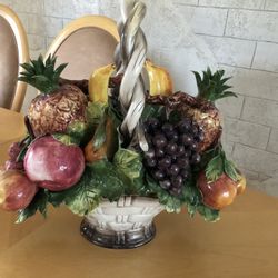 Fruit Porcelain Basket