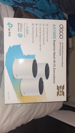 Deco home mesh WiFi system