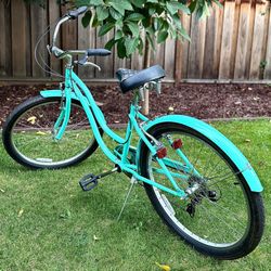 🚨Bargain:🚴‍♂️ Schwinn 26” Cruiser Bike, 7-Speed Grip Shifters, Front/Rear Brakes, Comfort Seat, Wide Tires (new)