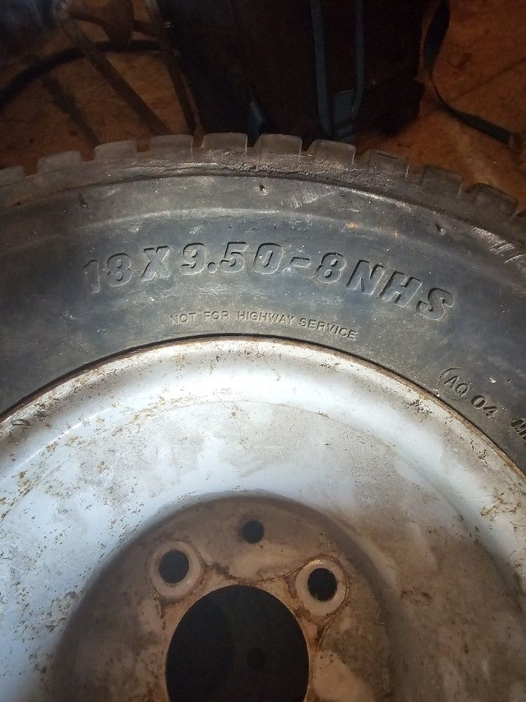Riding Mower Wheel And TIRE