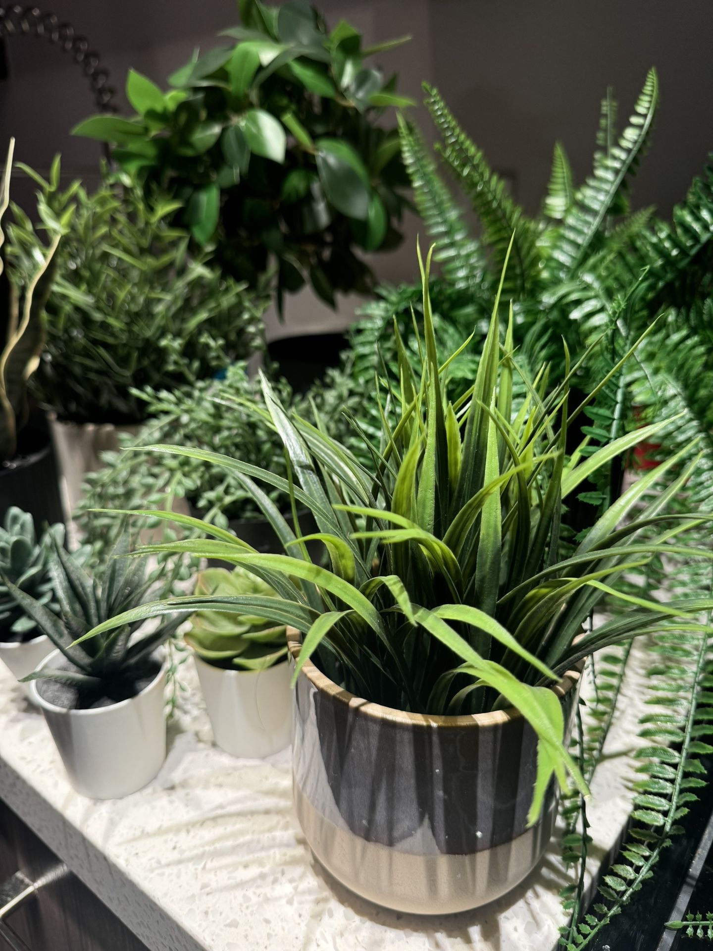 Assorted Plants - Artificial, Variety Pack || Set of 9