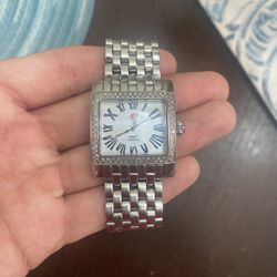Michele MW2 Mini Diamond Watch Stainless Steel mww07b00002