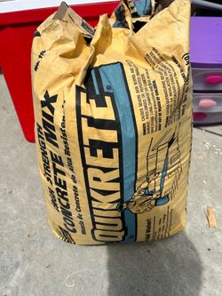 Free 90lb concrete bag