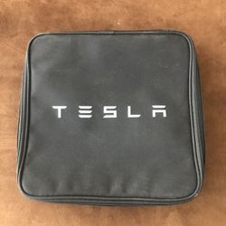Empty Tesla Charger Case. BROKEN ZIPPER
